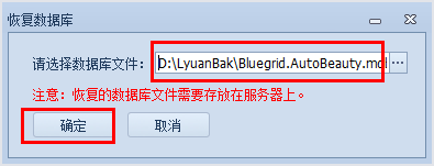 自動(dòng)恢復(fù)數(shù)據(jù)，汽車(chē)美容連鎖管理系統(tǒng)